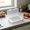 Caja rectangular de plástico para herramientas de ferretería, equipo de pesca, caja de almacenamiento con tapa, partes transparentes, joyería, papelería, caja de embalaje de plástico