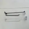 Estante de tablero con agujero para gancho integrado para etiqueta de precio de doble polo del fabricante gancho de metal para joyería de supermercado
