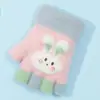 Guantes de Punto Sin Dedos para Bebé, Cálidos y Engrosados, Estilo Media Dedo para Estudiantes y Bebés, Estilo Delgado para 0-3 Meses, Guantes Cálidos Lindos para Niños