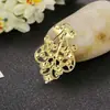 Materiales para manualidades: patrón de rombos redondos tocado de novia, accesorios rectangulares repujados, accesorios para el cabello de vestuario antiguo, placas de hierro, cadenas de hierro