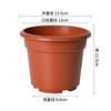 Maceta de plástico al por mayor de fábrica, base para plantar rosas rojas, maceta para plántulas, maceta de plástico para jardinería de oficina.