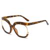Gafas de montura grande Amazon de verano 2022, tendencia europea y americana, gafas de montura redonda, gafas para miopía para mujer