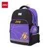 Mochila escolar sencilla y moderna de tela Oxford para estudiantes, gran capacidad, reducción de carga, mochila grande portátil, bolsa para tutoriales, papelería
