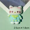 Acessórios de Resina DIY Desenho Animado Menina Fofa Gatinho Cola de Chantilly Grampo de Cabelo Feito à Mão Capa de Celular Fivela de Sapato Acessórios Chave