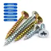 Tornillos Autorroscantes de Cabeza Phillips Avellanada Personalizados, Acero al Carbono, Acero Inoxidable, Zinc de Color, Zinc Azul y Blanco, Tornillos para Drywall, Tornillos para Madera de Muebles