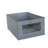 Caja de Almacenamiento sin Tapa para Ventana Organizador de Misceláneas para Armario Caja de Almacenamiento Plegable tipo Cajón Caja de Almacenamiento para Librero