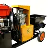 Nova máquina de projetar argamassa tipo parafuso movida a diesel para projetos de construção, projetada para aplicação totalmente automatizada de argamassa em paredes de concreto