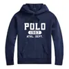 Coleção de Primavera Ralph Lauren Polo: Moletom com capuz em algodão puro, unissex, estilo pullover, adequado tanto para uso interno quanto externo, 100% algodão