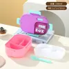 Fiambrera de Acero Inoxidable Transfronteriza Compartimento para Microondas Fiambrera Sellada a Prueba de Fugas Portátil Fiambrera para Estudiantes Fiambrera para Niños