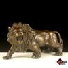 Adornos de león de latón puro león de cobre adornos para el hogar decoración de escritorio de sala de estar regalos artesanales adornos al por mayor