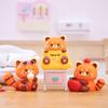 Boneco de guaxinim de desenho animado urso caixa cega completa enfeites decoração de mesa para casa presentes de feriado para estudantes atacado