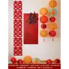Decoración de Habitación de Boda para la Habitación de la Novia, Decoración de Pared de Fondo, Tablero Kt con Carácter de Doble Felicidad, Adornos de Boda China, Accesorios para Fotos, Linternas