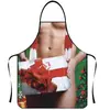 Avental de churrasco para homem musculoso personalizado Xiyin Amazon, popular e de venda quente, avental estampado peculiar e criativo no atacado