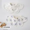 Baberito de Saliva para Bebé, Babero Impermeable de Algodón Tejido para Bebé, Babero para Recién Nacidos, Baberito Suave y Amigable con la Piel, Babero Infantil