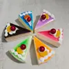 Modelo de Pastel Pan Triangular Comida Falsa Accesorios Decoración Nueva Tienda de Frutas Colgante Decoración Juguetes