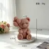 Vela Aromática Urso Balão Estilo Ins Vela em Formato de Ursinho de Pelúcia Vela Aromática para Presente de Feriado Festa de Aniversário