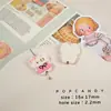 Gatito Lindo con Falda Dibujo Animado Cuentas Sueltas Accesorios de Aleación Material Creativo Colgante Cadena para Celular Joyería DIY Niña