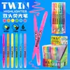 Comercio Exterior Cs-1028 Bolígrafo de Gel Brillante Estudiante DIY Creativo Bolígrafo de Seis Colores con Purpurina Arte Dibujo Póster Bolígrafo para Diario