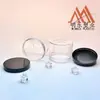 Pote PET reto personalizado de 350ML, pote de plástico transparente com boca larga e vedação, pote de embalagem vazio para lanches, confeitaria e produtos secos