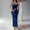 Vestido Casual Sexy de Color Sólido con Tirantes Finos Di Yun Transfronterizo Europeo y Americano Primavera/Verano 2026 Vestido de Noche Ropa para Mujer