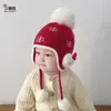 Gorro de Bebé Otoño e Invierno para Bebé Niño Gorro Engrosado Cálido con Protección para las Orejas Gorro de Lana Tejido para Salidas de Invierno de Bebé Niña