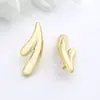 Pendientes de Temperamento de Moda Retro Ins Simples Transfronterizos Europeos y Americanos Personalidad Nicho Diseño Único Forma Irregular Pendientes para Mujer