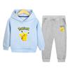 Conjuntos para Meninos e Meninas Primavera e Outono 2024 Estilo Outono Moletom com Capuz Esportivo Infantil Conjunto de Duas Peças para Crianças Pequenas e Médias Roupas de Outono