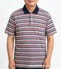 Camisa Polo do Papai Masculina para Meia-Idade e Idosos Camiseta Estampada com Fio Masculina Primavera Gola Lapela Top Solto