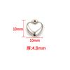 Pingente Cadeado de Coração em Aço Inoxidável Acessórios de Joalheria DIY Colar Pulseira Acessórios de Moda Pingente de Coração para Casal