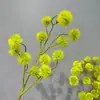 Bola de Espinho Artificial, Planta Artificial Verde, Flor de Plástico, Acessórios para Arranjo de Flores, Material de Flor Decorativa, Pequena Bola de Cebola, Flor Artificial, Fruta Pérola