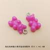 Suministro de accesorios de resina con colgante de oso de caramelo de 12 colores japoneses y coreanos, funda protectora para Airpods, accesorios de cadena colgante