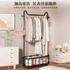 Cabideiro de chão, cabideiro de luxo leve para quarto, cabideiro de secagem de armazenamento pequeno e móvel para dormitório
