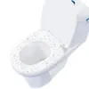 Cubierta Desechable para Asiento de Inodoro, Almohadilla Impermeable Doble Capa Engrosada para Viajes de Negocios y Viajes, Empaquetada Individualmente