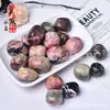 Piedras Rodadas de Amatista Blanca Natural Rosa Amarilla Verde, Jaspe Rojo Aventurina Verde Obsidiana Cristales Grandes Piedras Pulidas