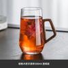 Copo de vidro de alta qualidade estilo chinês para infusão de chá verde em casa para homens com alça copo de água escritório Copo de Cristal