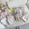 Calça Feminina 2026 Verão Nova Prova de Mosquitos Fina Solta Casual Fofa para Bebê Menina Calça Longa Versátil Tendência