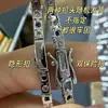 Brazalete de Tenis de Plata con Rubí Cultivado Moissanita de 3 mm de Cuatro Garras, Mismo Estilo Clásico de Xiaohongshu, Lleno de Diamantes, Versátil para Apilar
