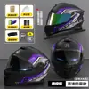 Casco Eléctrico Certificado 3C/Dot para Mujeres, Casco Integral de Moto Cálido de Invierno para Hombres, Seguridad Universal para Motocicleta al por Mayor