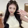 Exquisita pinza pequeña de cuentas de camelia para el pelo, pasador para el pelo de princesa, tocado, pasador para el pelo de la parte trasera de la cabeza, pasador para el pelo femenino, accesorios para el pelo