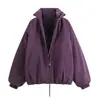 Nueva Chaqueta de Algodón Holgada con Cuello Alto para Hombre Invierno 2026, Estilo Unisex, Engrosada y Cálida, Abrigo de Algodón Casual de Color Sólido para Hombre