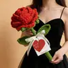 Regalo del Día de San Valentín, Ramo Gigante de Flores de Rosa, Ramo Hecho a Mano para Novia, Amante, Flor de Rosa, Regalo Creativo para el Día de San Valentín