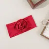 Nueva y Linda Diadema de Nylon Suave para Bebé Europea y Americana Flor de Bebé Cómodo Elástico de Alto Valor Accesorio para el Cabello de Rosa