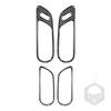 Adequado para Mazda 3 mazda3 Star Cheng Fibra de Carbono Moldura Interna da Porta Adesivo Decorativo Acessórios de Modificação de Interior