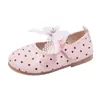 Zapatos Mary Jane de Cuero con Suela Suave para Niñas 2026 Primavera/Verano Nuevos Zapatos Casuales Versátiles de Moda Zapatos de Princesa con Puntos