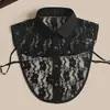 Algodón Puro Jacquard Cuello Falso Versátil Suéter Sudadera Otoño e Invierno Cuello Falso Camisa de Otoño Cuello Decorativo Estilo Coreano Cuello Falso