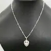 Colar de liga imitação de prata 925 feminino com pingente de prata barraca de mercado estilo étnico fornecimento de joias de prata