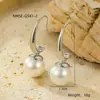 Aretes de Flor de Acero Inoxidable Versátiles Estilo Retro Francés, Aretes de Perla de Diseño de Nicho Minimalista Único Venta al por Mayor