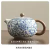Juego de Té Kung Fu Ruyao, Cafetera de Lujo de Gama Alta para Sala de Té Doméstica, Gaiwan de Cerámica, Taza de Té, Taza de Presentación, Juego Completo