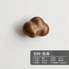 Puxador de Madeira de Nogueira em Formato de Nuvem para Portas de Guarda-Roupa, Portas de Gaveta de Armário, Móveis de Luxo Leve, Puxador de Furo Único para Portas de Armário de Madeira Maciça