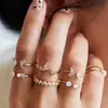 Anillo de Mariposa de Diamante Bohemio de Anillo Articulado Nuevo Joyería Transfronteriza Europea y Americana Venta Caliente Accesorios de Anillo de Moda para Mujer